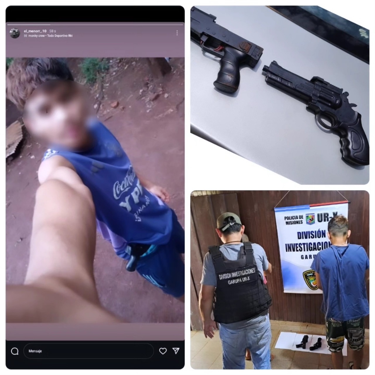 Detuvieron a dos hermanos por intimidaciones con armas