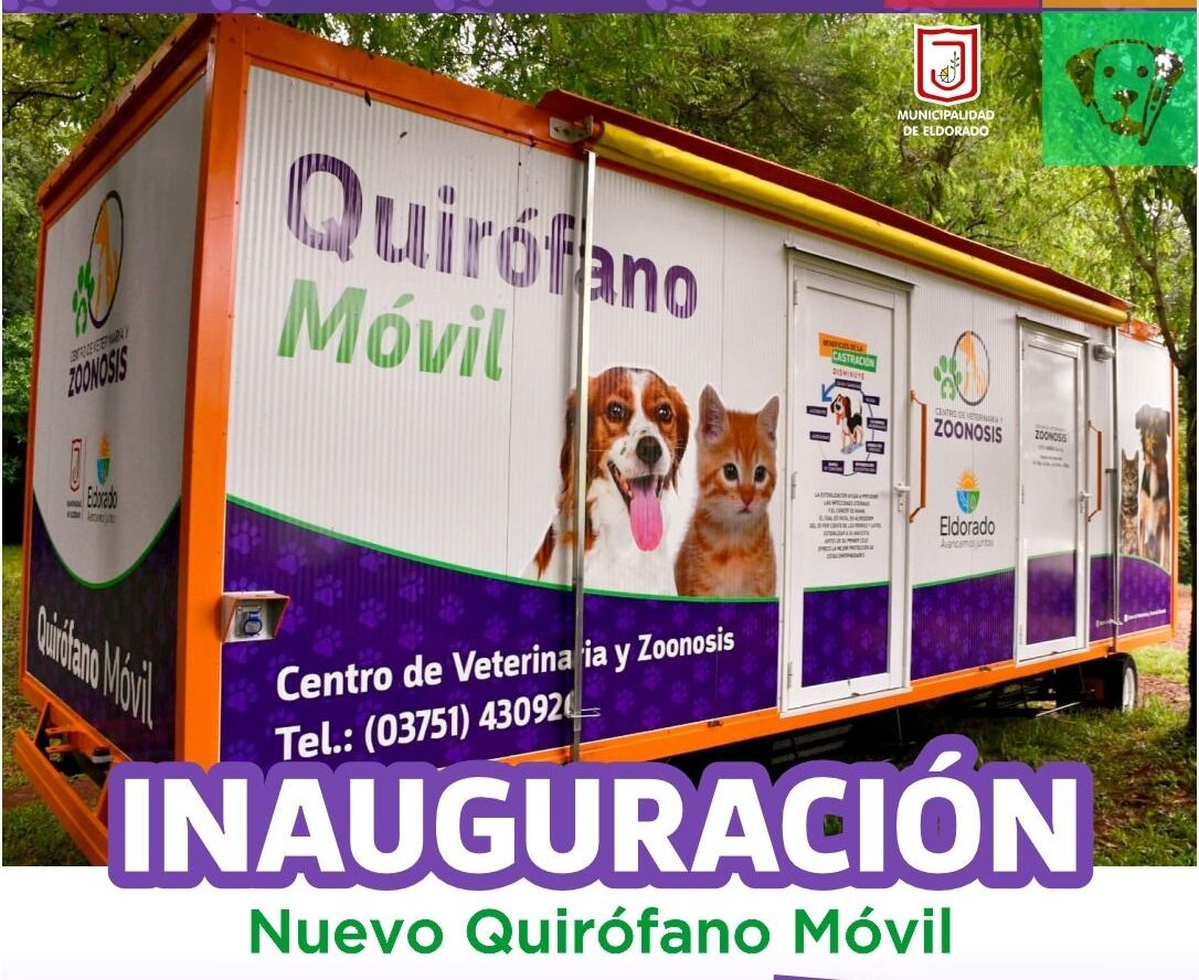 Eldorado inaugura su nuevo Quirófano Veterinario Móvil