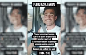 un argentino que desapareció en una selva cerca de Florianópolis
