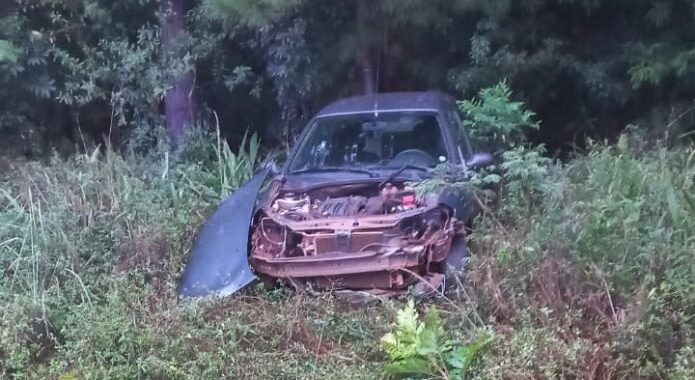 Despistó un auto en Jardín América