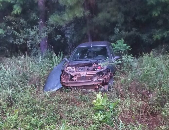 Despistó un auto en Jardín América