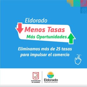 Eldorado: sigue vigente el programa que impulsa al comercio con la eliminación de más de 25 tasas municipales