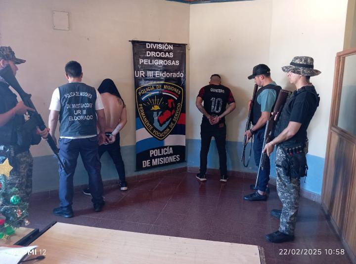 fuga y recaptura de dos detenidos en Eldorado