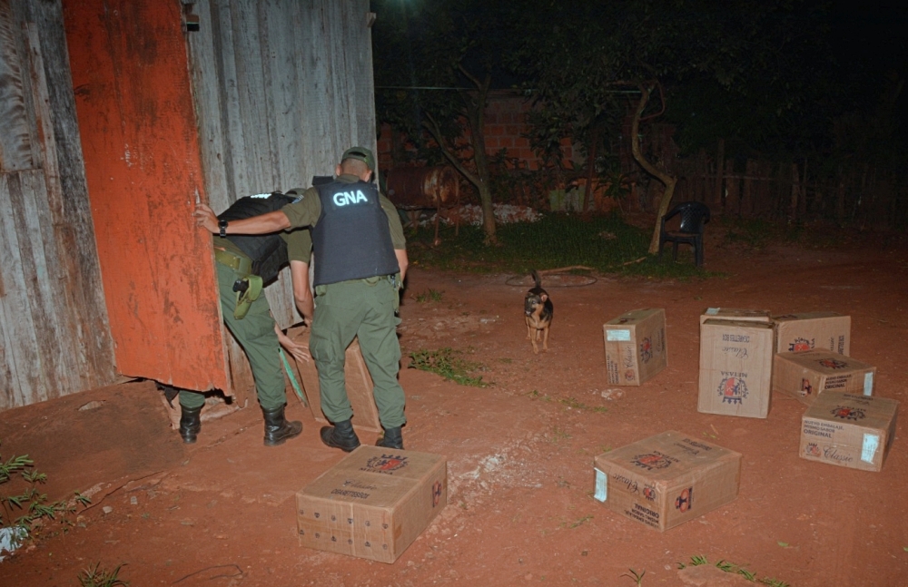 Gendarmería incautó 28.000 paquetes de cigarrillos de contrabando en Eldorado