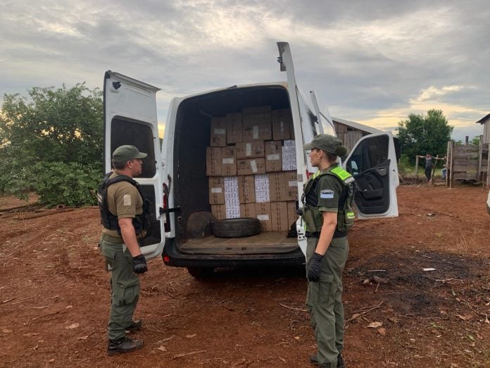 Gendarmería secuestró más de 37 mil paquetes de cigarrillos