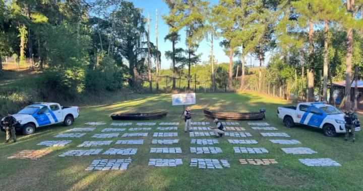 Prefectura incautó casi una tonelada de marihuana en Puerto Rico