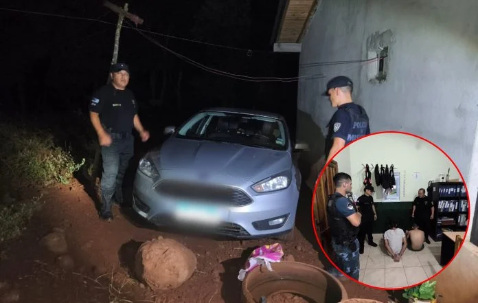 asalto balacera y persecución en la Ruta 14