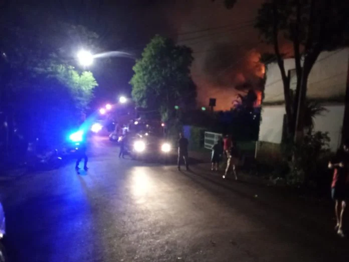 Una pelea de pareja terminó con el incendio de una vivienda en Eldorado