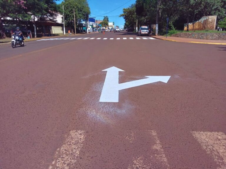 mano única en el tramo alternativo de la avenida San Martín en el km 6