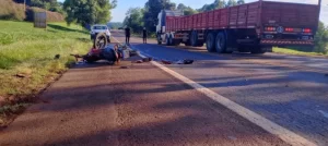 motociclista murió tras ser embestido por una camioneta