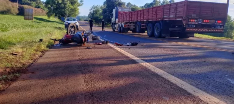 motociclista murió tras ser embestido por una camioneta