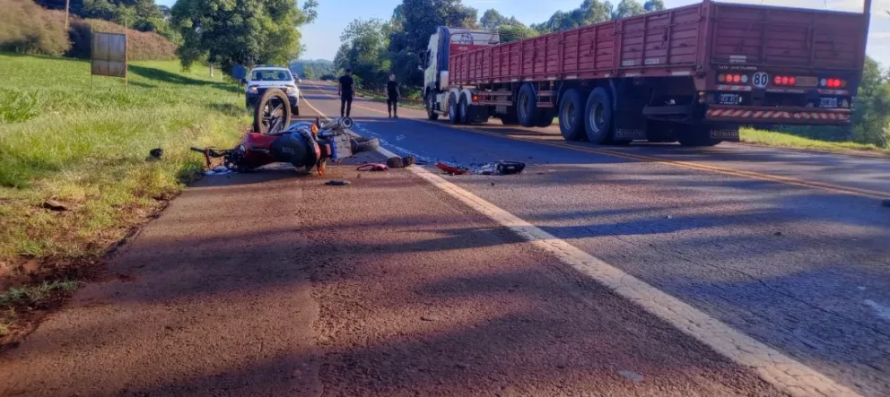 motociclista murió tras ser embestido por una camioneta