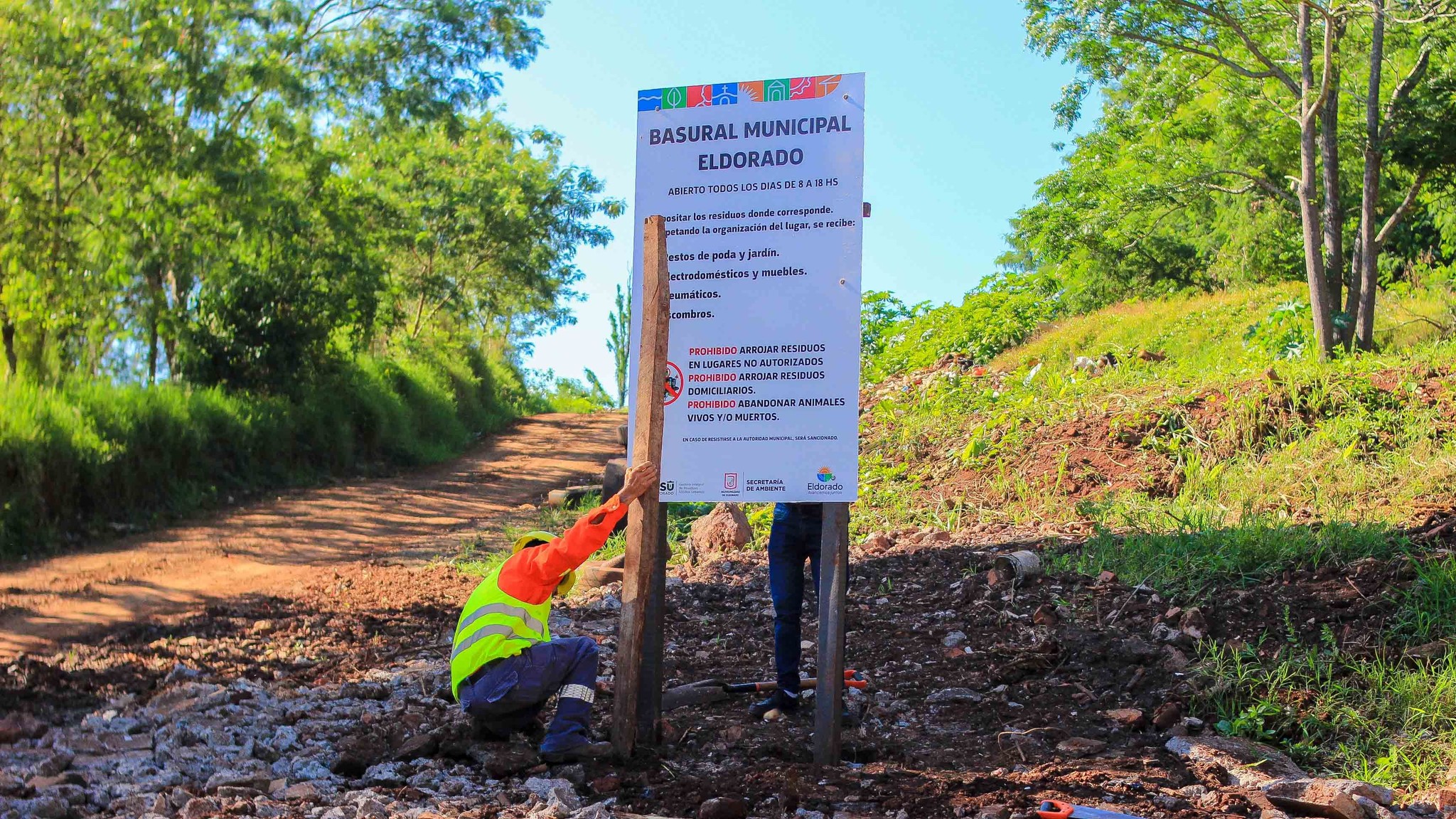 nuevo sistema de organización del basural municipal mejora la gestión de residuos en Eldorado