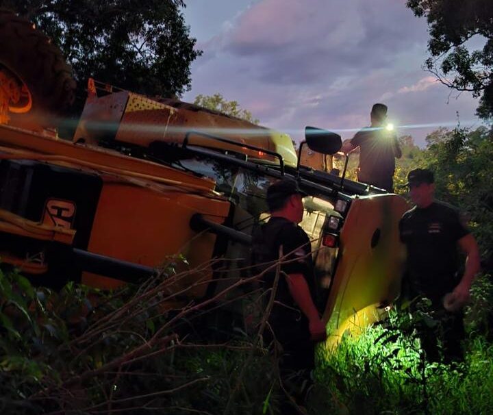 Operativo internacional para recuperar una retroexcavadora robada en Brasil