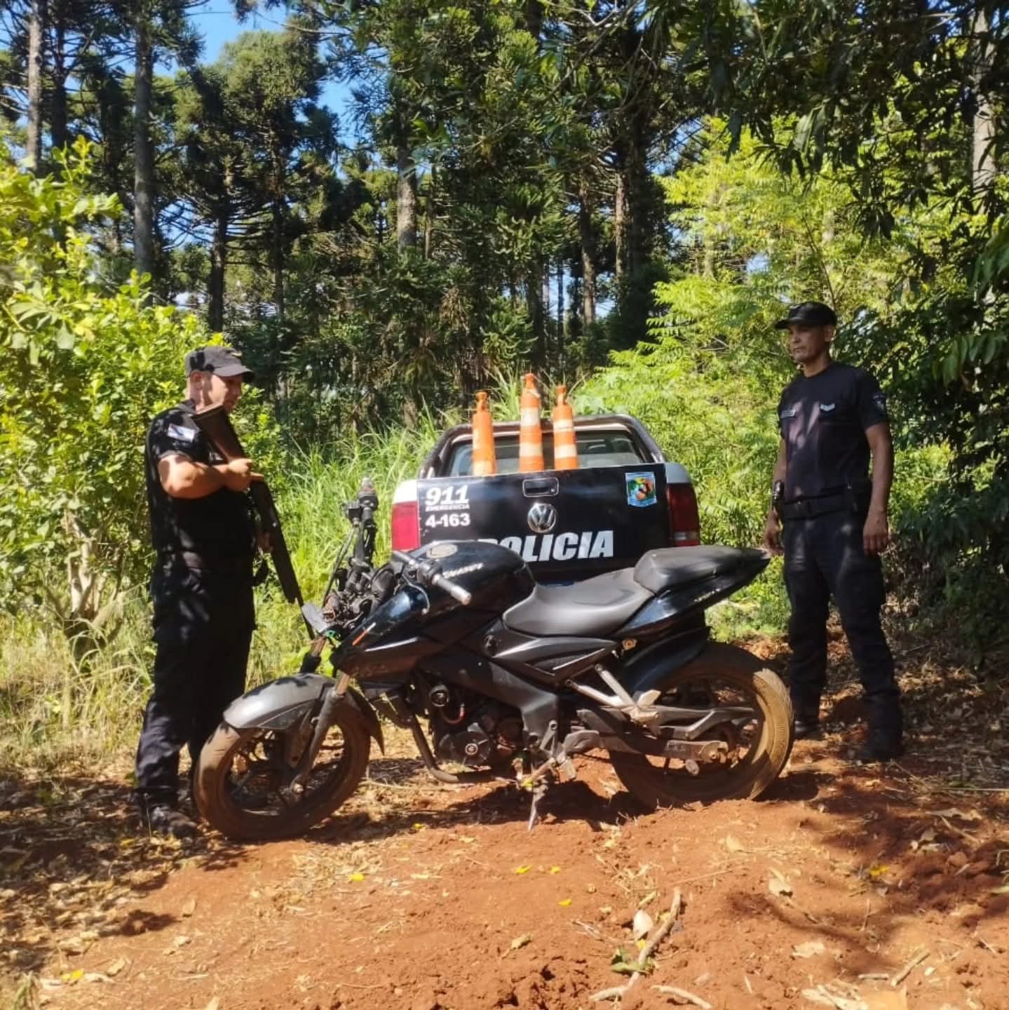 Recuperan en Colonia Delicia una moto robada en Buenos Aires