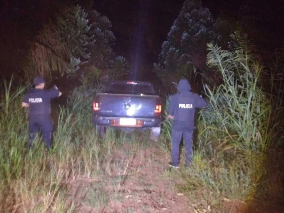 Recuperaron en Puerto Piray una camioneta que fue robada en Eldorado