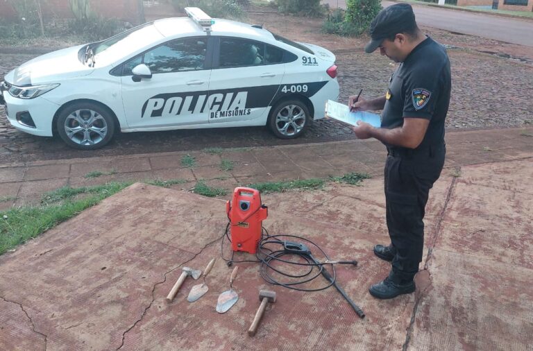 Recuperaron objetos robados a un vecino de Eldorado