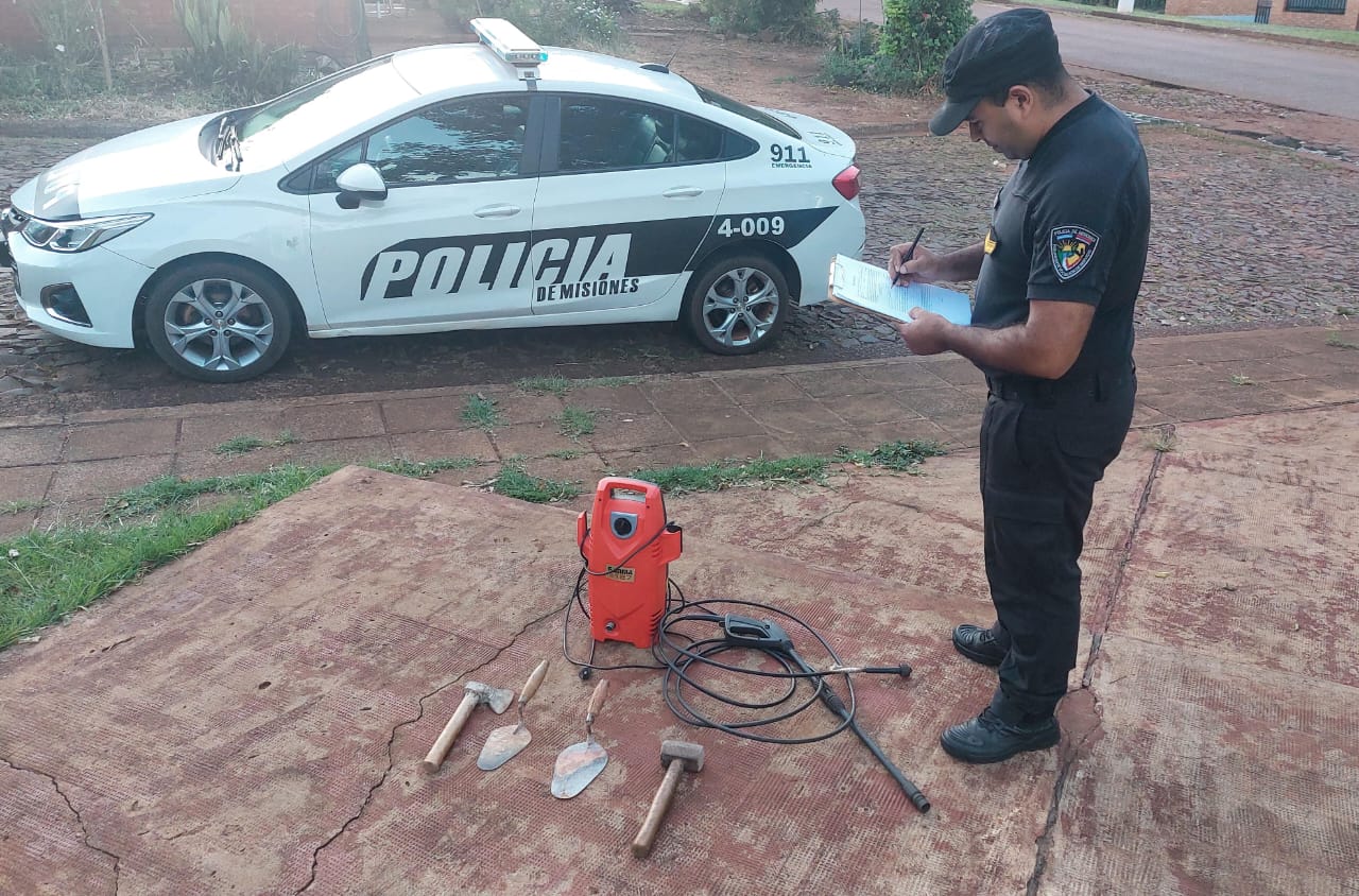 Recuperaron objetos robados a un vecino de Eldorado