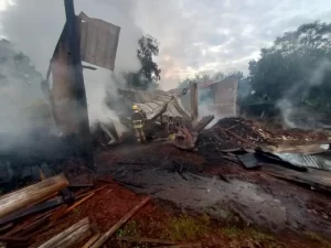 Un aserradero fue destruido por completo por un voraz incendio