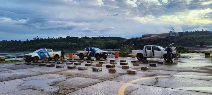 Prefectura incautó más de una tonelada de marihuana en Misiones