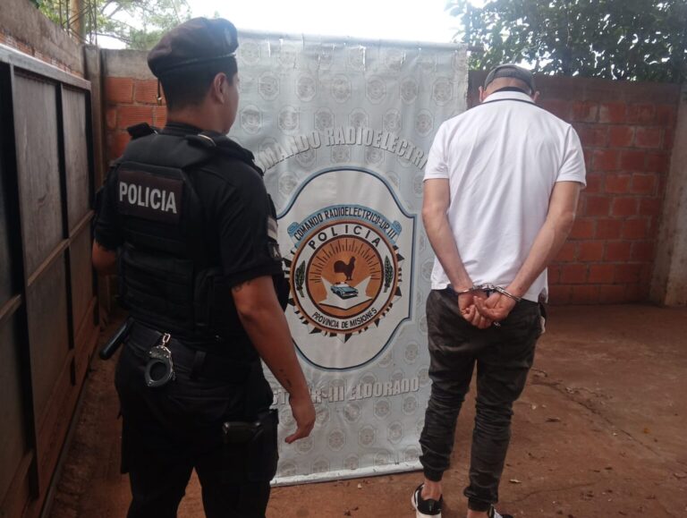 Cayó un delincuente reincidente tras robar una máquina de juegos en Eldorado