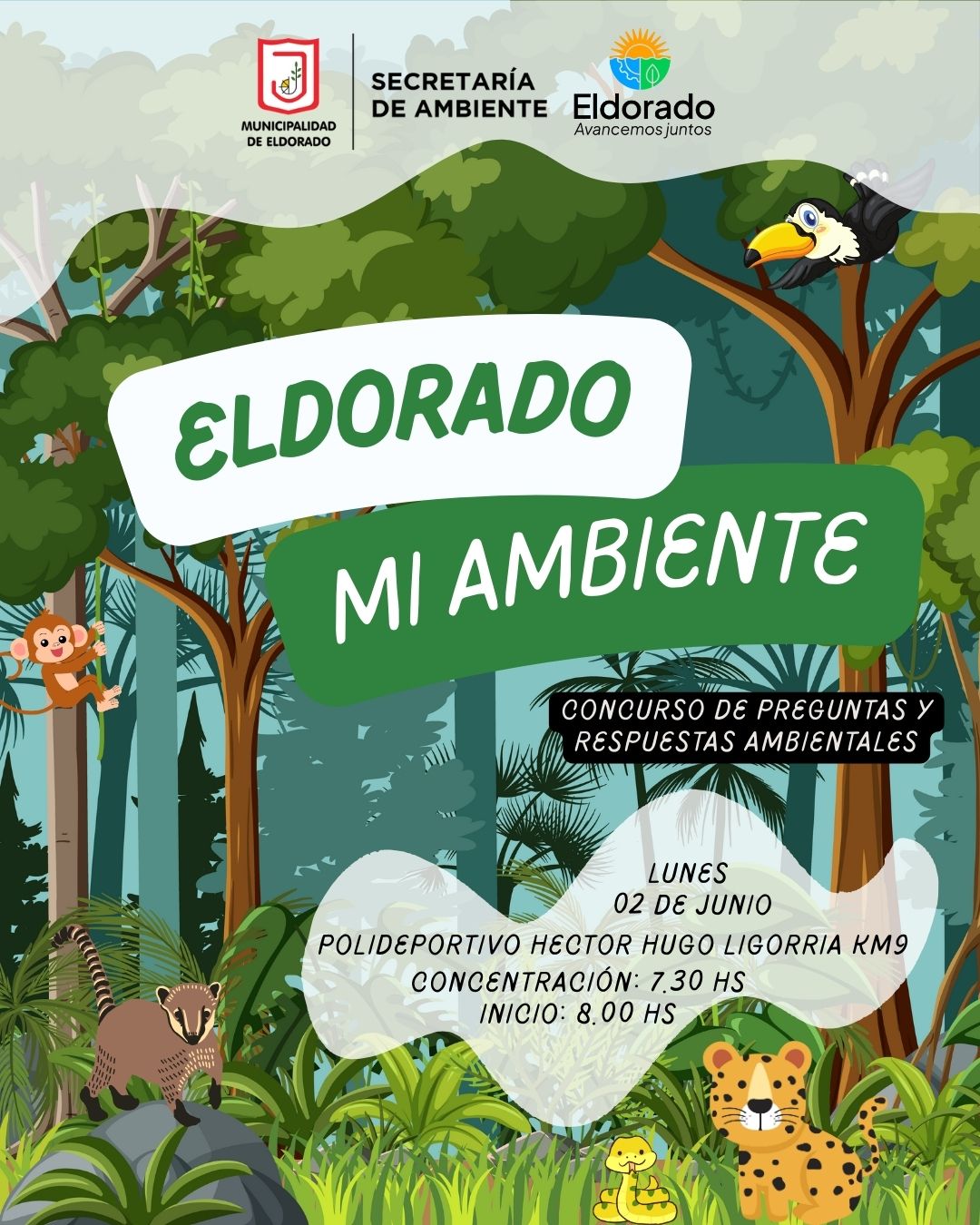 Estudiantes de Eldorado se preparan para competir en un concurso por un ambiente mejor