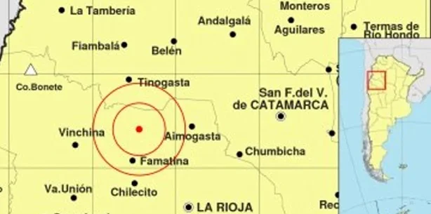 La Rioja sufrió un terremoto que provocó daños materiales