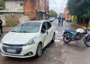 Un motociclista resultó herido tras chocar contra un auto en Puerto Rico