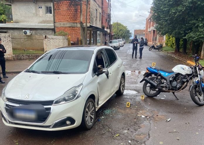 Un motociclista resultó herido tras chocar contra un auto en Puerto Rico