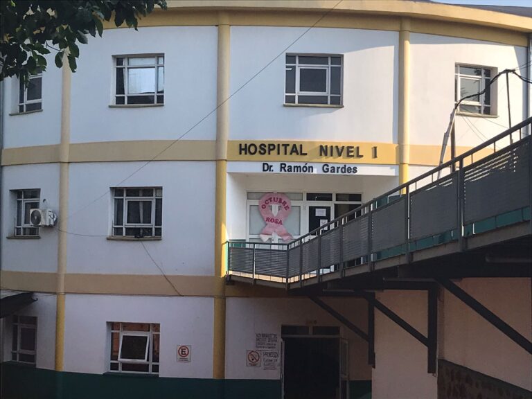 operativo para completar fichas médicas escolares en el Hospital Gardes de Eldorado