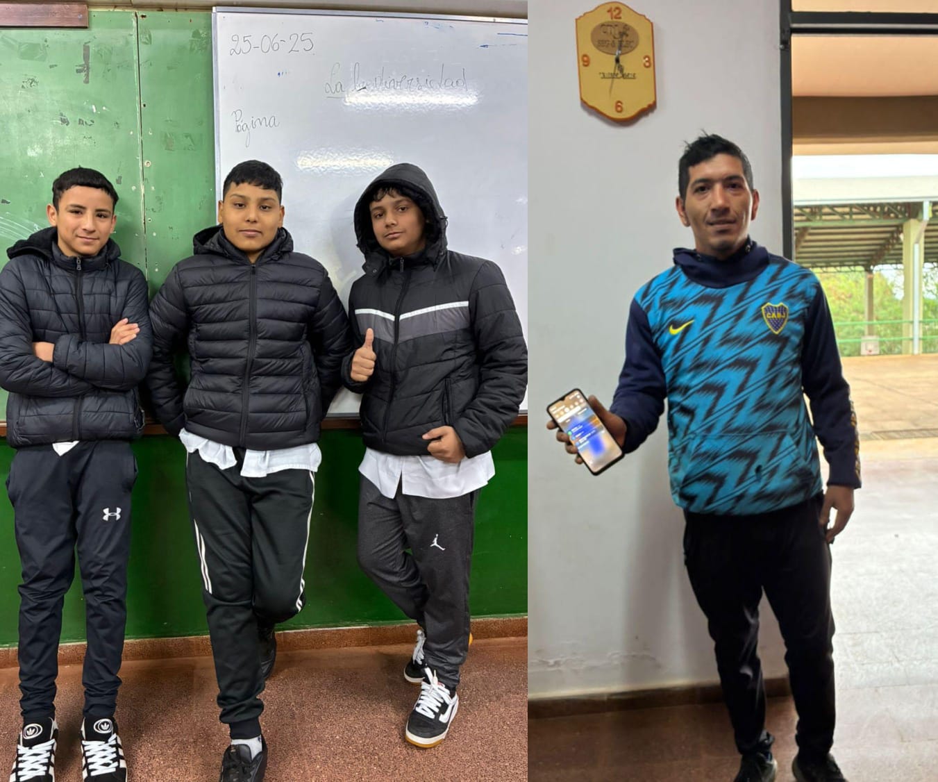 Estudiantes de Eldorado devolvieron un celular que fue encontrado en la calle