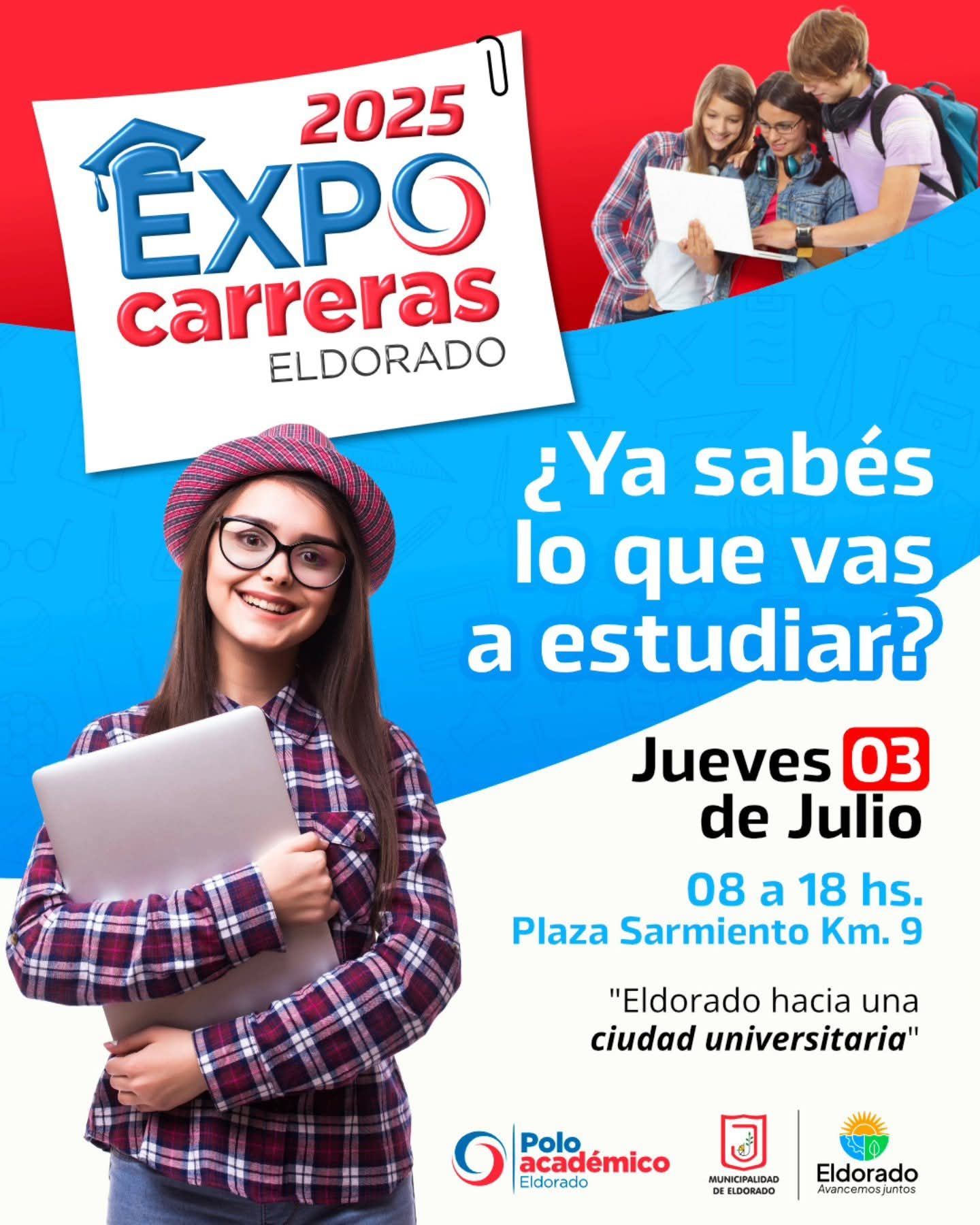 La Expo Carreras Eldorado 2025 expondrá más de 140 opciones académicas para el norte misionero