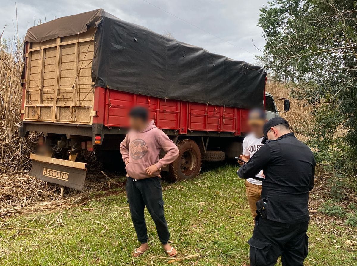 Despistó un camión en la Ruta Provincial 7 tras un aparente desperfecto mecánico