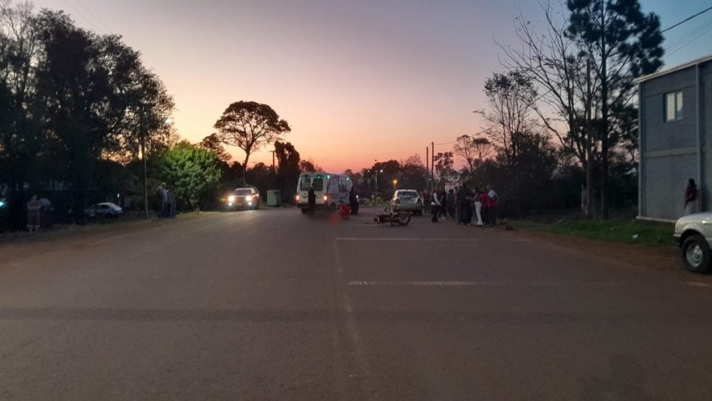 Falleció el acompañante de un motociclista luego de que chocaran con un auto