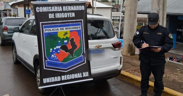 Recuperaron en Misiones un auto que fue robado en Brasil