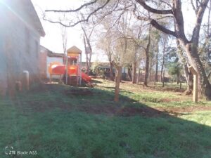 Robaron el cerco del jardín del NENI 2086 en Eldorado