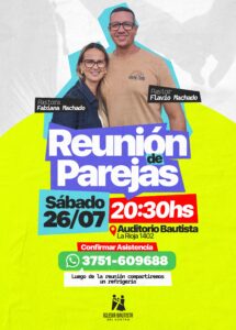 Se realizará un taller gratuito para parejas y matrimonios en Eldorado