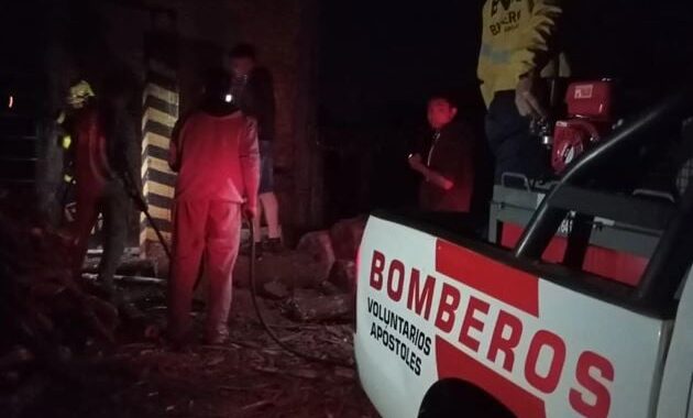 Un incendio generó importantes daños en las instalaciones de una cooperativa en Misiones