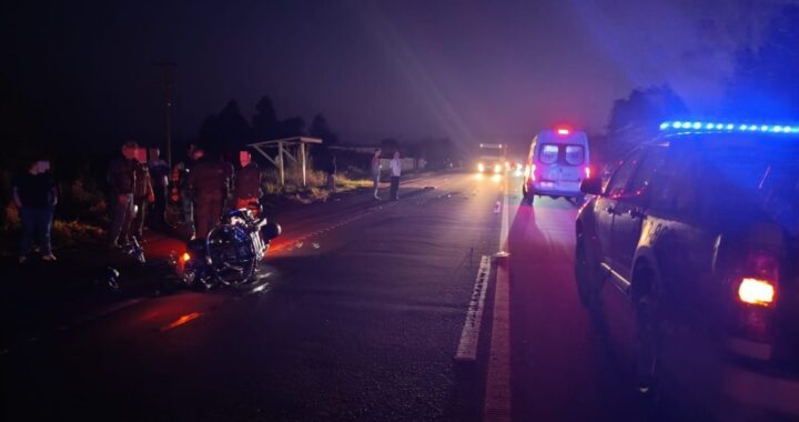 Choque fatal entre dos motociclistas