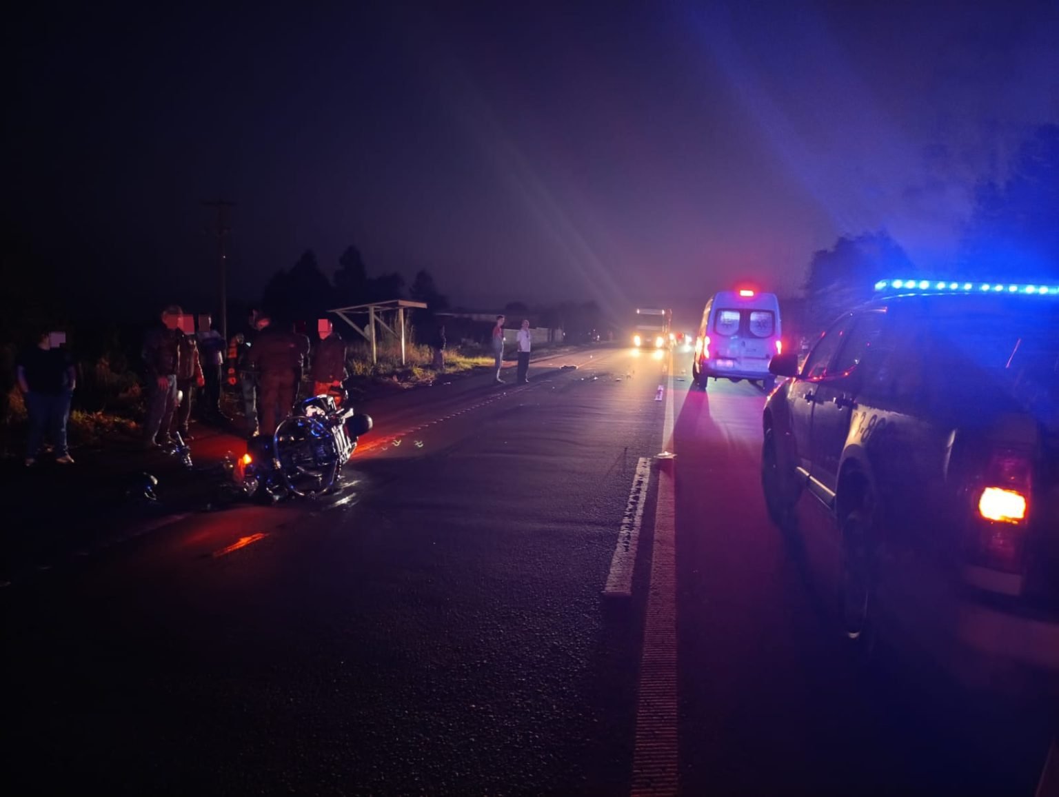 Choque fatal entre dos motociclistas