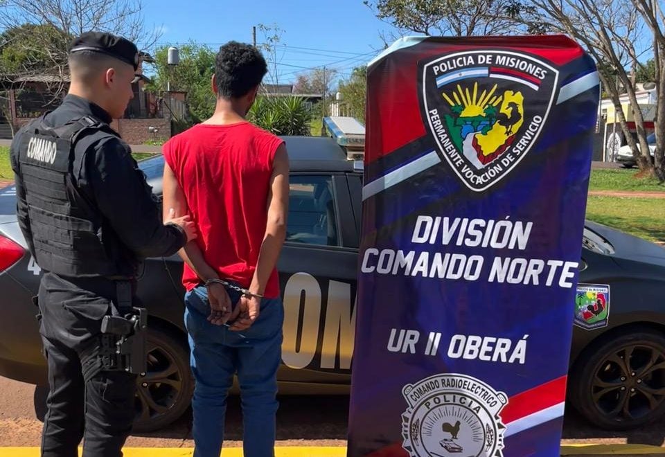 Detuvieron a un joven de 22 años tras amenazar a una vecina