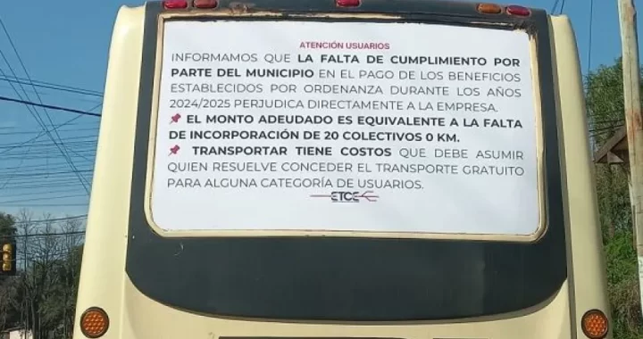 Eldorado intima a la empresa ETCE