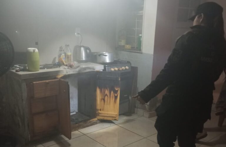 Explosión de gas en Eldorado