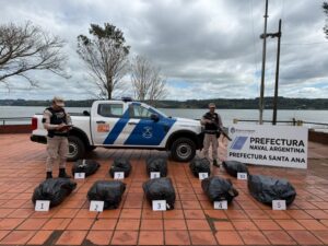 Prefectura secuestró más de 113 kilos de marihuana
