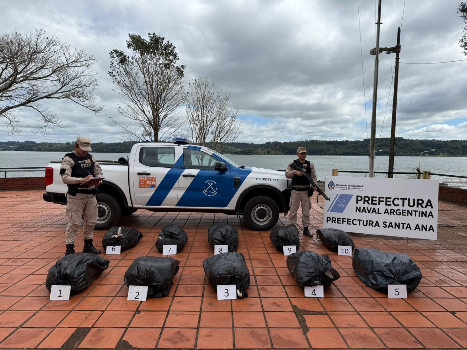 Prefectura secuestró más de 113 kilos de marihuana