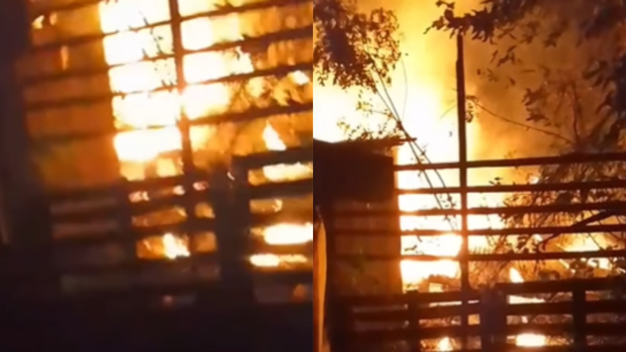 incendio destruyó una vivienda en el barrio 20 de Junio de Eldorado