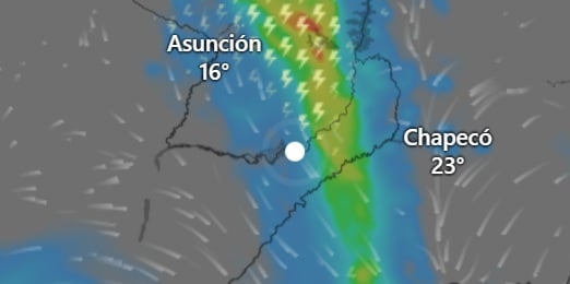 alerta amarilla tormentas misiones