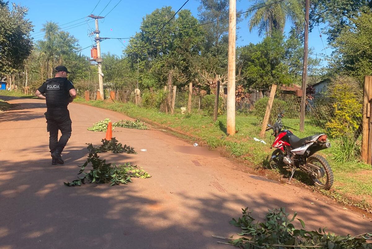 motociclista perdió la vida eldorado