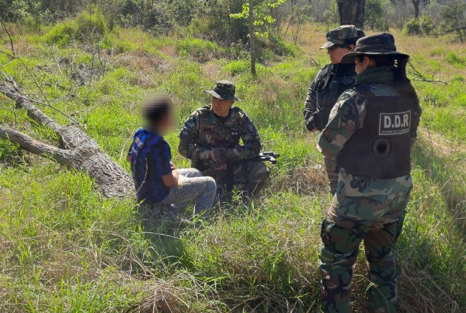 Rescataron a un niño de 12 años