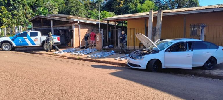 refectura secuestró 74 kilos de marihuana y detuvo a un hombre en Eldorado